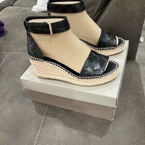 Black Franco Sarto Espadrilles Size 8